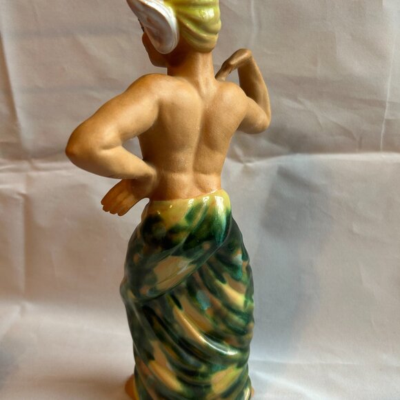 vtg 1950s Ceramic Arts Studio Madison Wis. Betty Harringon Balinese Dancer Man - Picture 4 of 9